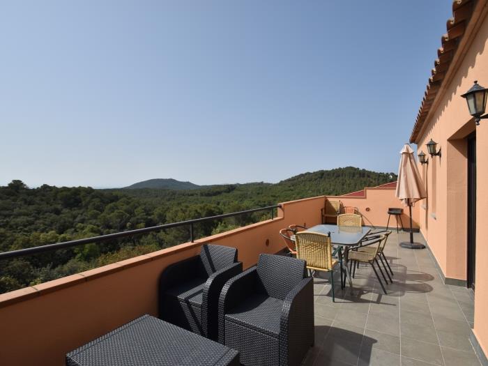 Buiteneethoek terras Costa Brava huur