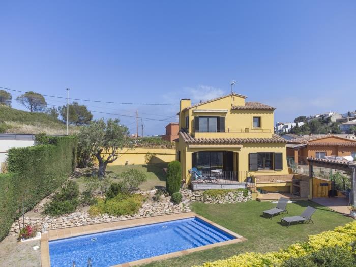 Privétuin en zwembad Casa Amaya in Begur