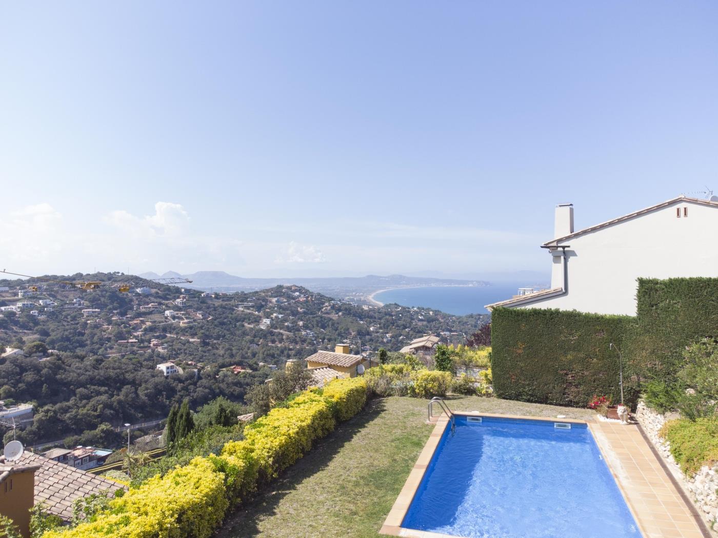 Panoramisch zeezicht Begur Costa Brava