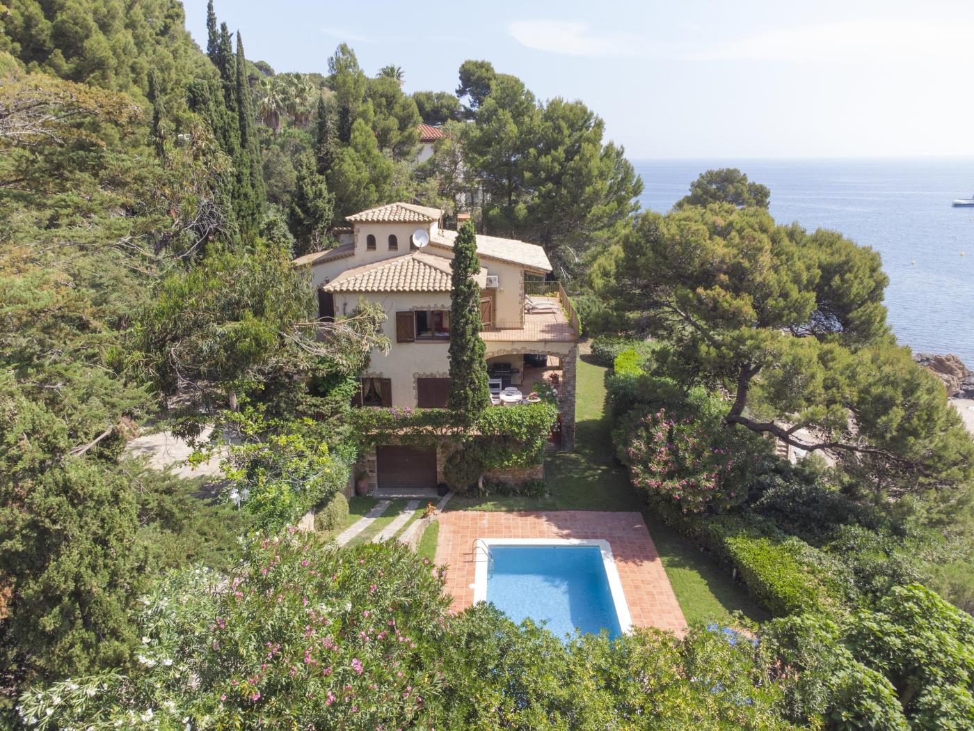 Panoramisch zeezicht Begur Costa Brava
