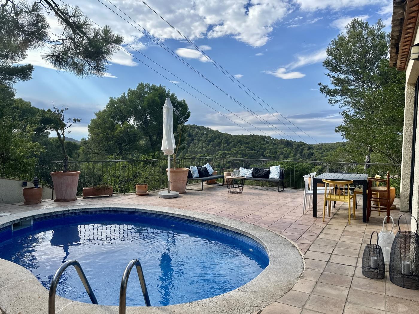 Vistas montaña villa Begur Costa Brava