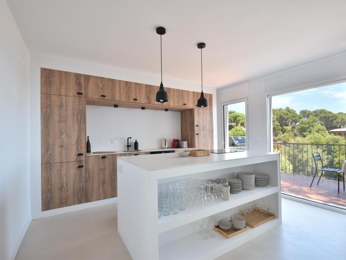 Buiteneethoek terras Costa Brava huur