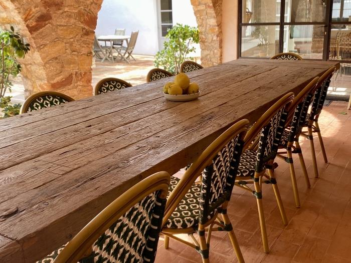 Buiteneethoek terras Costa Brava huur