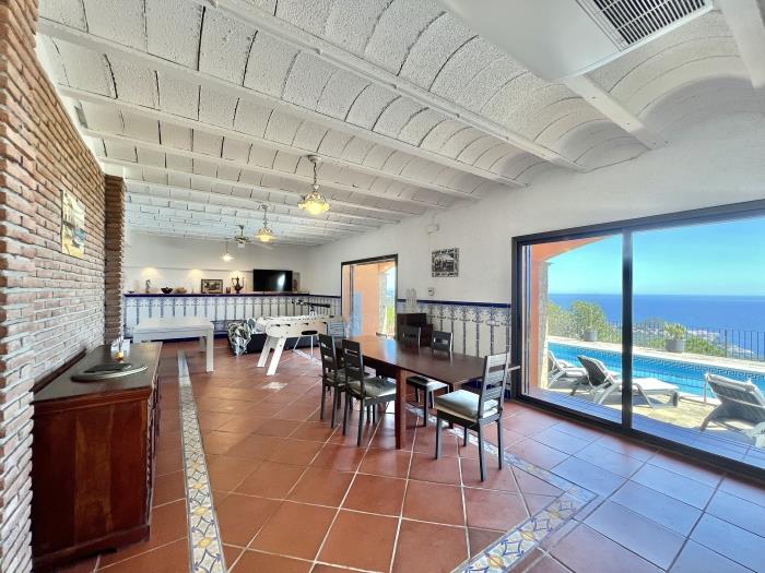 Salon spacieux maison vacances Begur