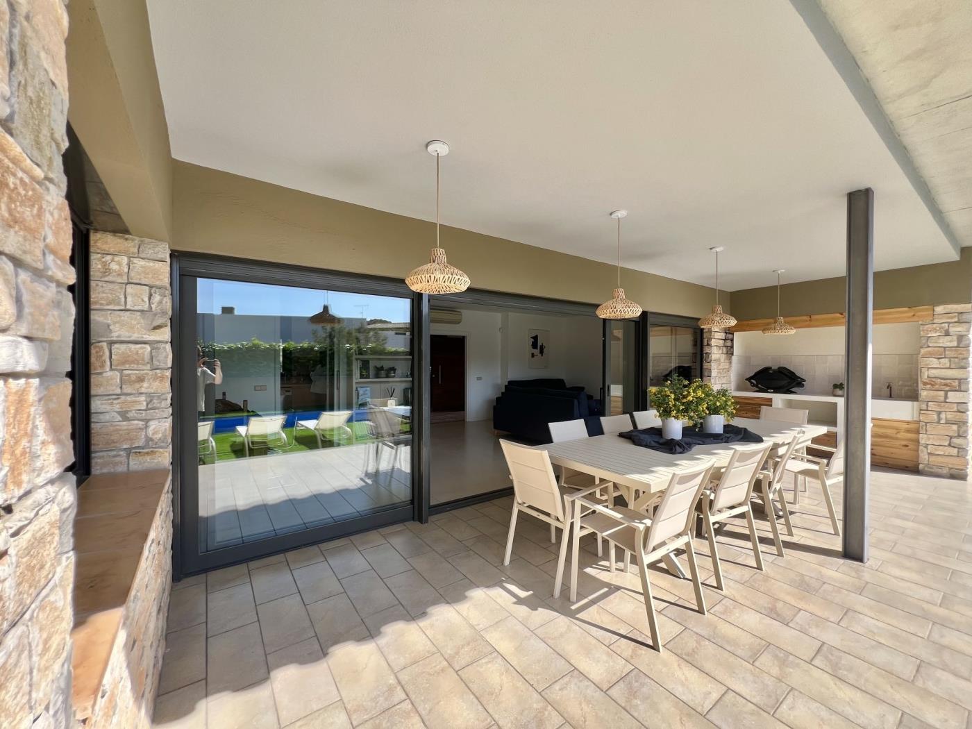 Buiteneethoek terras Costa Brava huur